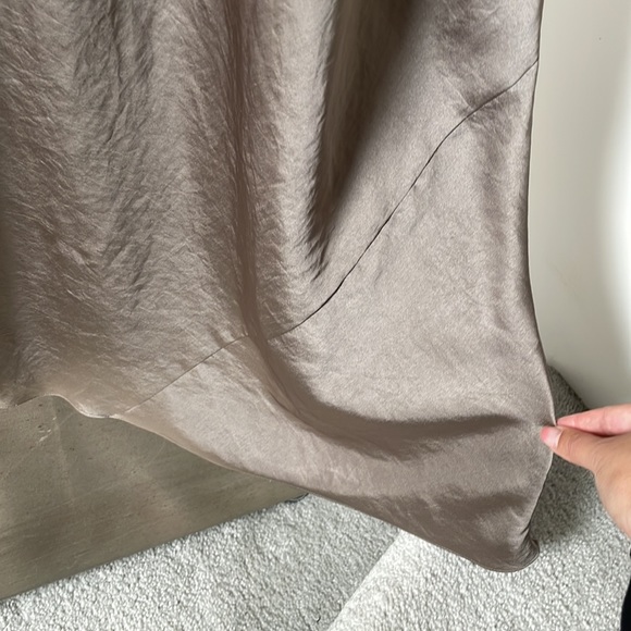 Wilfred Free Christine slip dress in Taupe sz S - Picture 2 of 7